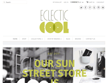 Tablet Screenshot of eclectic-cool.com